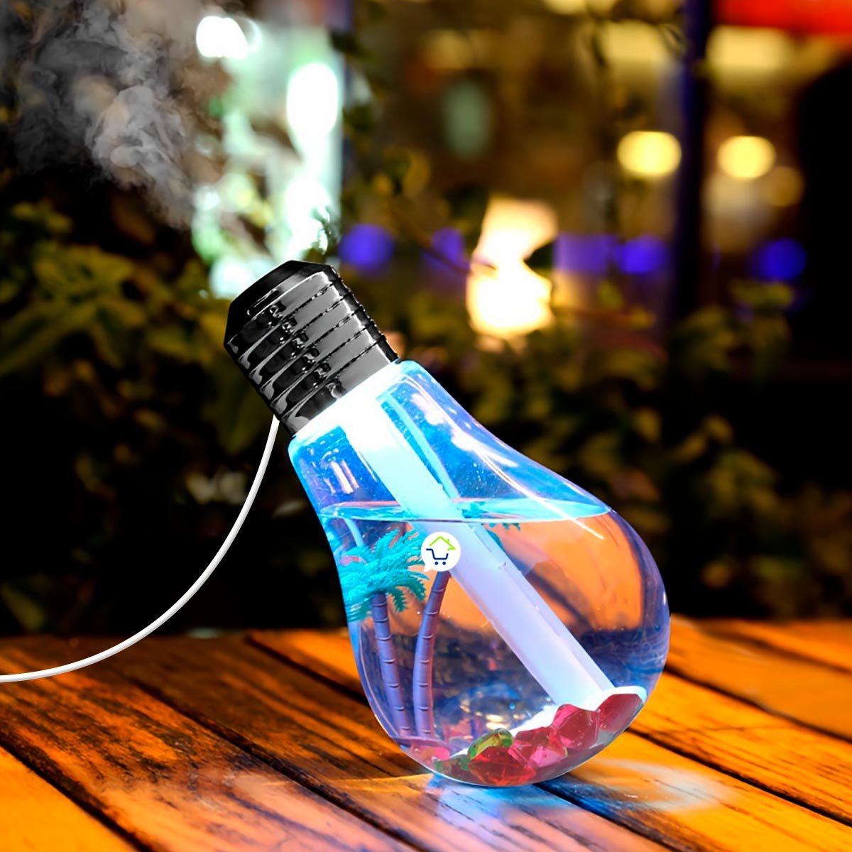 Miniatura 6 de Humidificador Lampara Bombillo RGB EO417